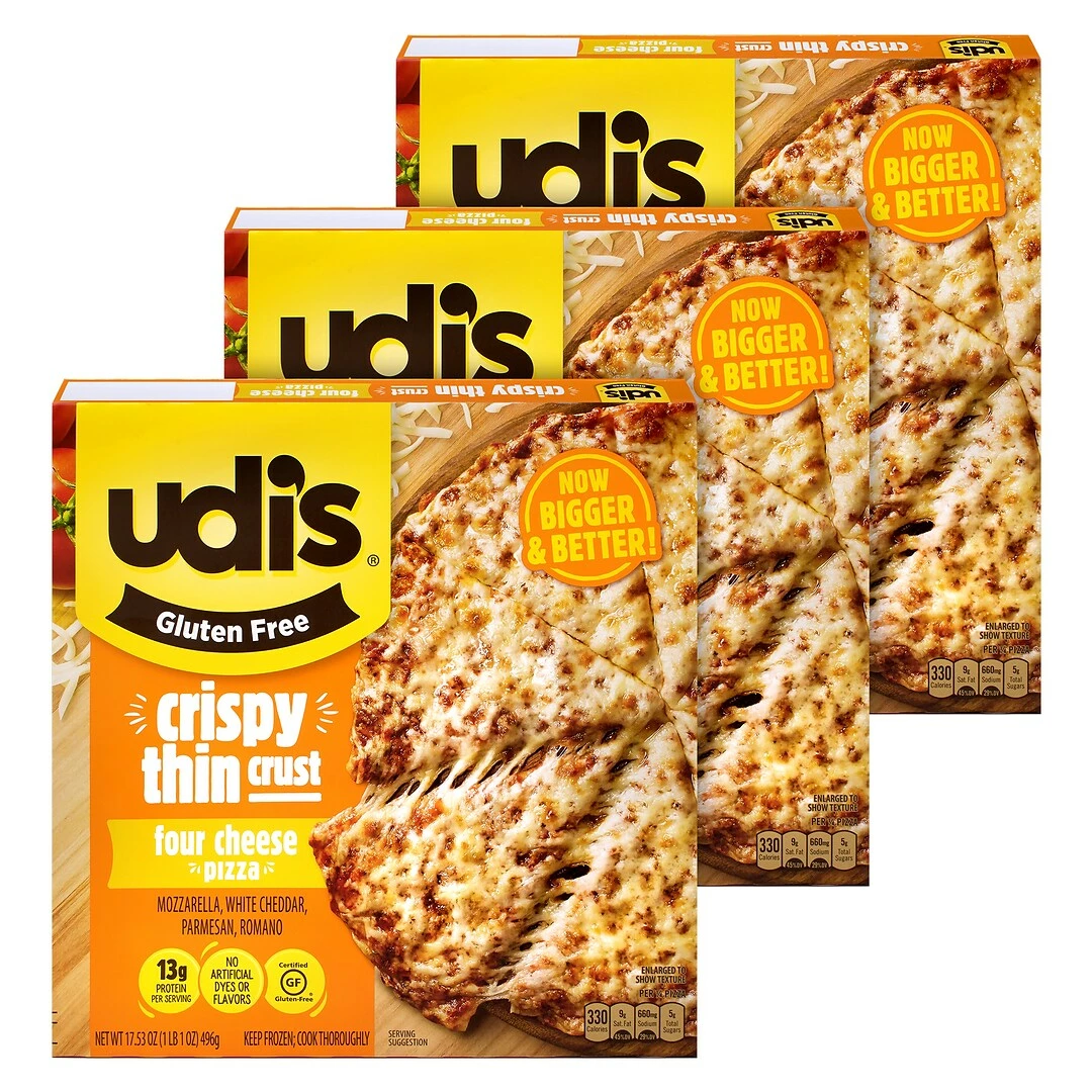 Udi's Gluten Free Four Cheese Pizza, 3/Pack (603-00006) - Image 2