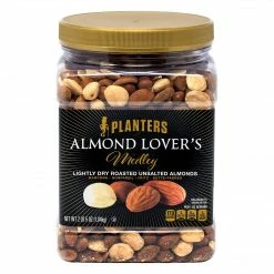Planters Almond Lover's Medley Dry Roasted Unsalted Almonds 37oz