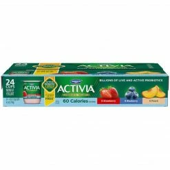 Activia Probiotic Lowfat Yogurt Variety Pack, 4 Oz., 24/Pack
