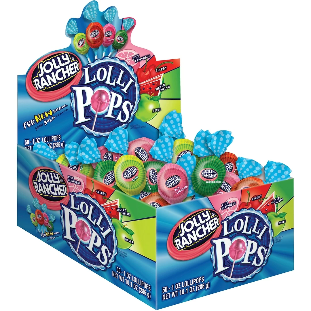 Charms Cherry Ice Blow Pops; 48 Lollipops/Box