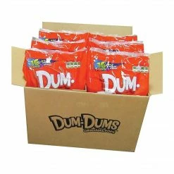 Dum Dums Original Lollipops, Assorted, 32 Oz., 200 Lollipops/Bag, 6 Bags/Carton (071-1)