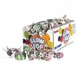 Charms Black Ice Blow Pops; 48 Lollipops/Box
