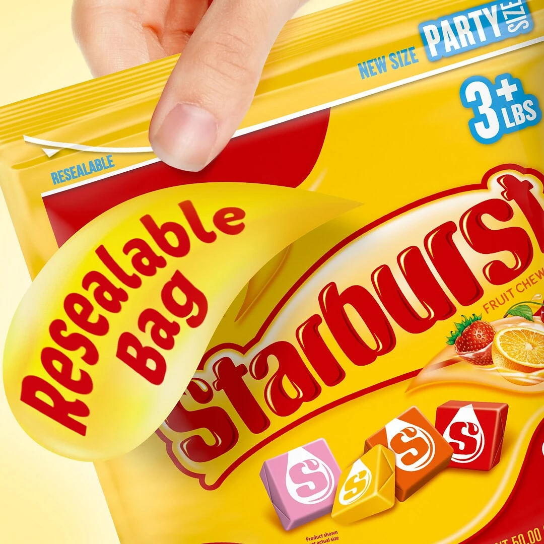 Starburst Original Fruit Chews, 41 Oz. Resealable Bag (MMM22649) - Image 3