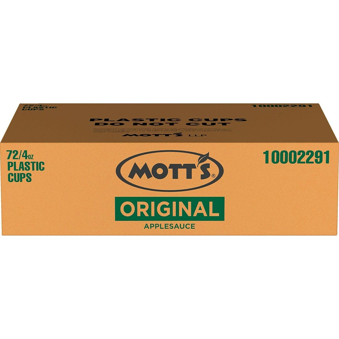 Mott's Apple Sauce Cups, 4-Oz. Cups, 72 Cups/Box, Each (307-00312) - Image 3