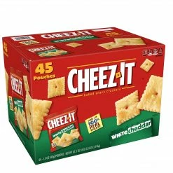 Cheez-It Crackers, White Cheddar, 1.5 Oz., 45/Carton (10893)