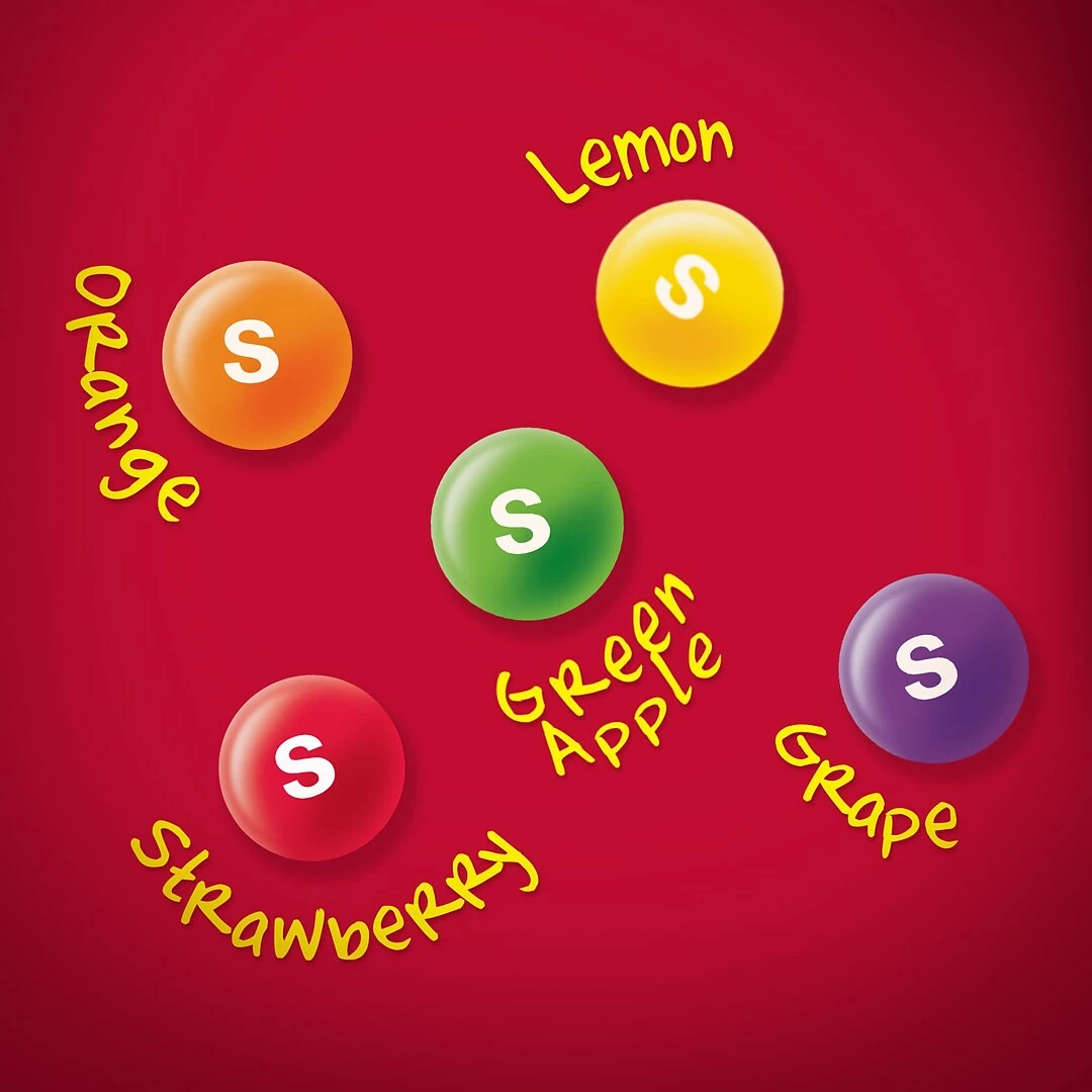 Skittles Original Fruity Candy, 54 Oz. Resealable Bag (WMW24552) - Image 2