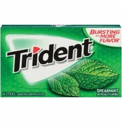 Trident Soft Sticks Sugar Free Spearmint Gum, 50 Pieces/Pack, 6/Pack (304-01066)
