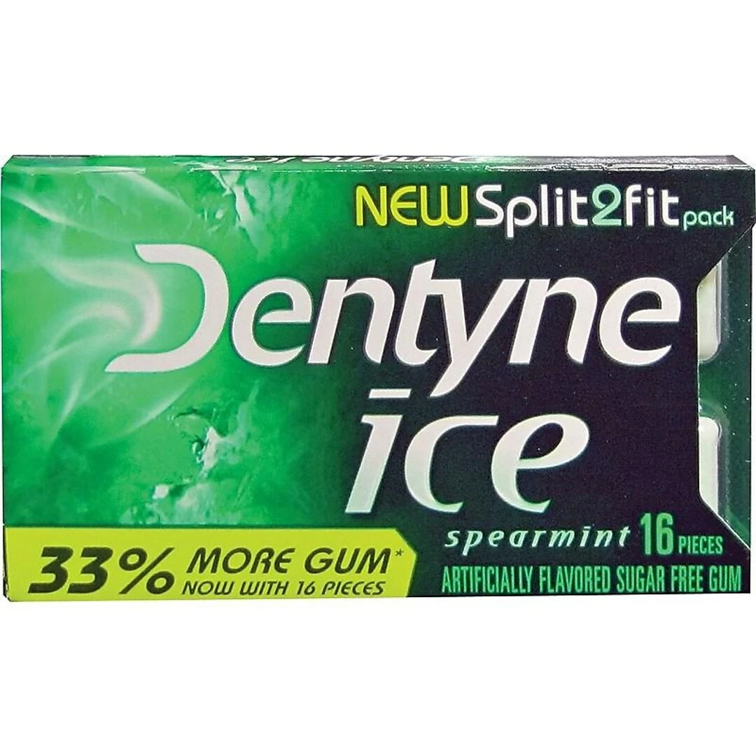 Dentyne Ice Sugar Free Gum, Spearmint, 9/Box (31500) - Image 2