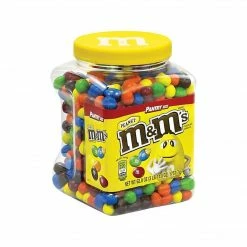 M&M'S Peanut Chocolate Candy, 62 Oz Jar (209-00060)