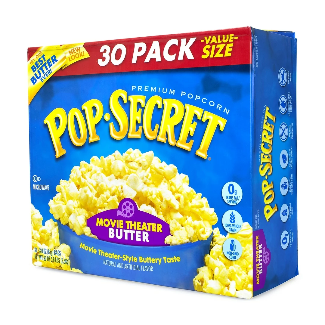 Pop Secret Popcorn, Homestyle, 3 Oz., 30/Box (220-00634) - Image 4