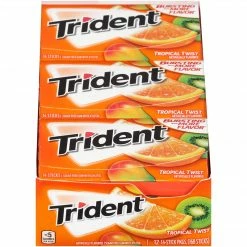 Trident Sugar Free Strawberry Twist Gum, 14 Pieces/Pack, 12/Pack (304-00060)