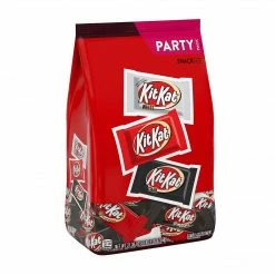 KIT KAT® Milk Chocolate, Dark Chocolate And White Creme Assorted Snack Size Candy Bars, Bulk, 31.36 Oz, Party Bag (3400093890)