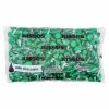 HERSHEY'S KISSES Dark Green Foils Milk Chocolate Candy, Individually Wrapped, 66.67 Oz, Bulk Bag, 400 Pieces (HEC60347)