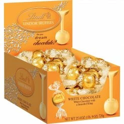 Lindt Lindor Classic Recipe White Chocolate Truffle Bar, 4.4 Oz., 12 Count (6501)
