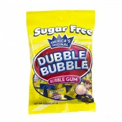Dubble Bubble Sugar-Free Bubble Gum, 3.25 Oz, 12 Count