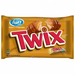 TWIX Caramel Fun Size Chocolate Cookie Bar Candy Bag, 22.34 Oz (209-00467)