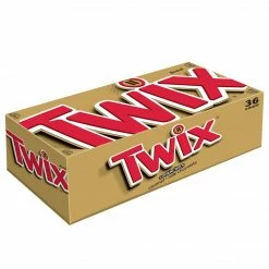 TWIX Caramel Chocolate Cookie Bar Candy, 1.79 Oz Bar, Pack Of 36 (MMM35391)