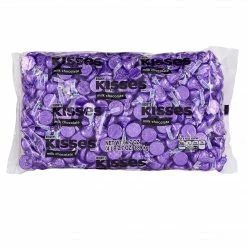Hershey's KISSES Milk Chocolates, Purple, 66.7 Ounces (246-00243)