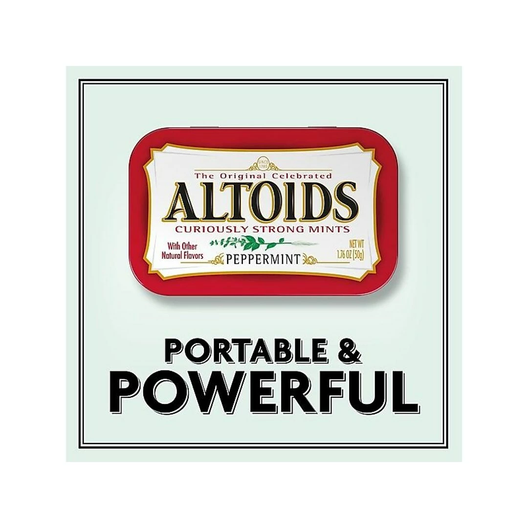 Altoids Peppermint Mints, 1.76 Oz, 12 Pack (209-00483) - Image 6