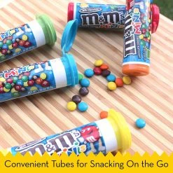 M&M'S Minis Milk Chocolate Candy Tube, 1.08 Oz, Pack Of 24 (209-00061) -Mrs. Fields shop unnamed file 2404