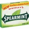 Wrigley's Spearmint Wrigley's Slim Pack™ Gum; Spearmint; 15 Sticks/Pack, 10 Packs/Box