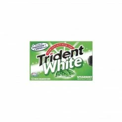 Trident Sugar Free Gum, White Spearmint, 9/Box (AMC67610)