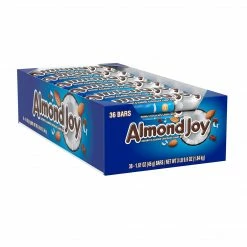 ALMOND JOY Coconut And Almond Chocolate Candy, Bulk, 1.61 Oz, Bars, 36/CT (HEC00320)