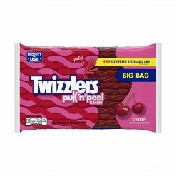 Twizzlers PULL 'N' PEEL Cherry Candy, 28 Oz, 2 Count
