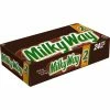 Milky Way Milk Chocolate Sharing Size Candy Bar, 3.63 Oz Bar, Pack Of 24 (MMM04401)