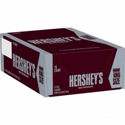 HERSHEY'S King Size Milk Chocolate Bar, 2.6 Oz., 18 Count (HEC22000)