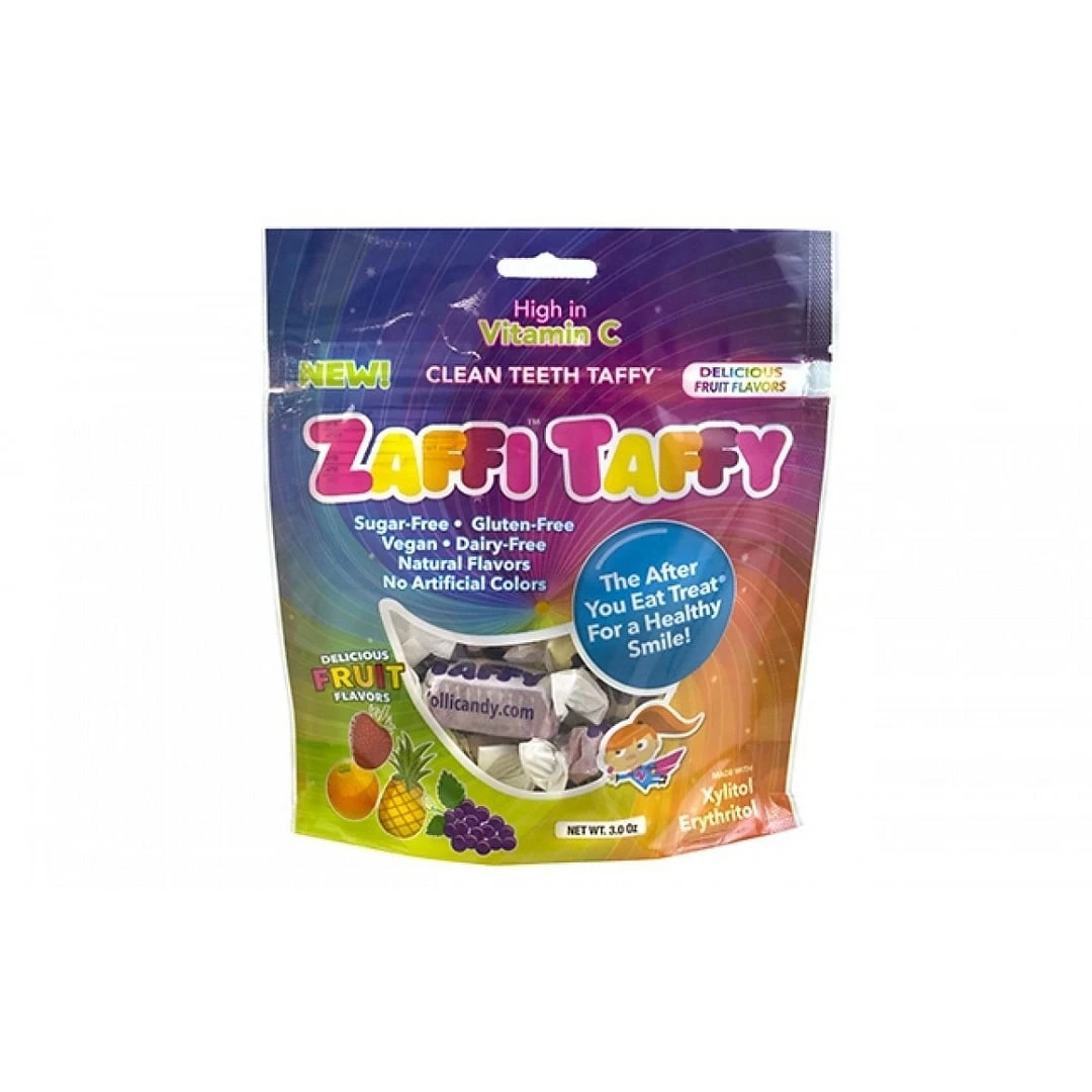 Zollipops Zaffi Taffy, 3 Oz., 4 Pack (3766)