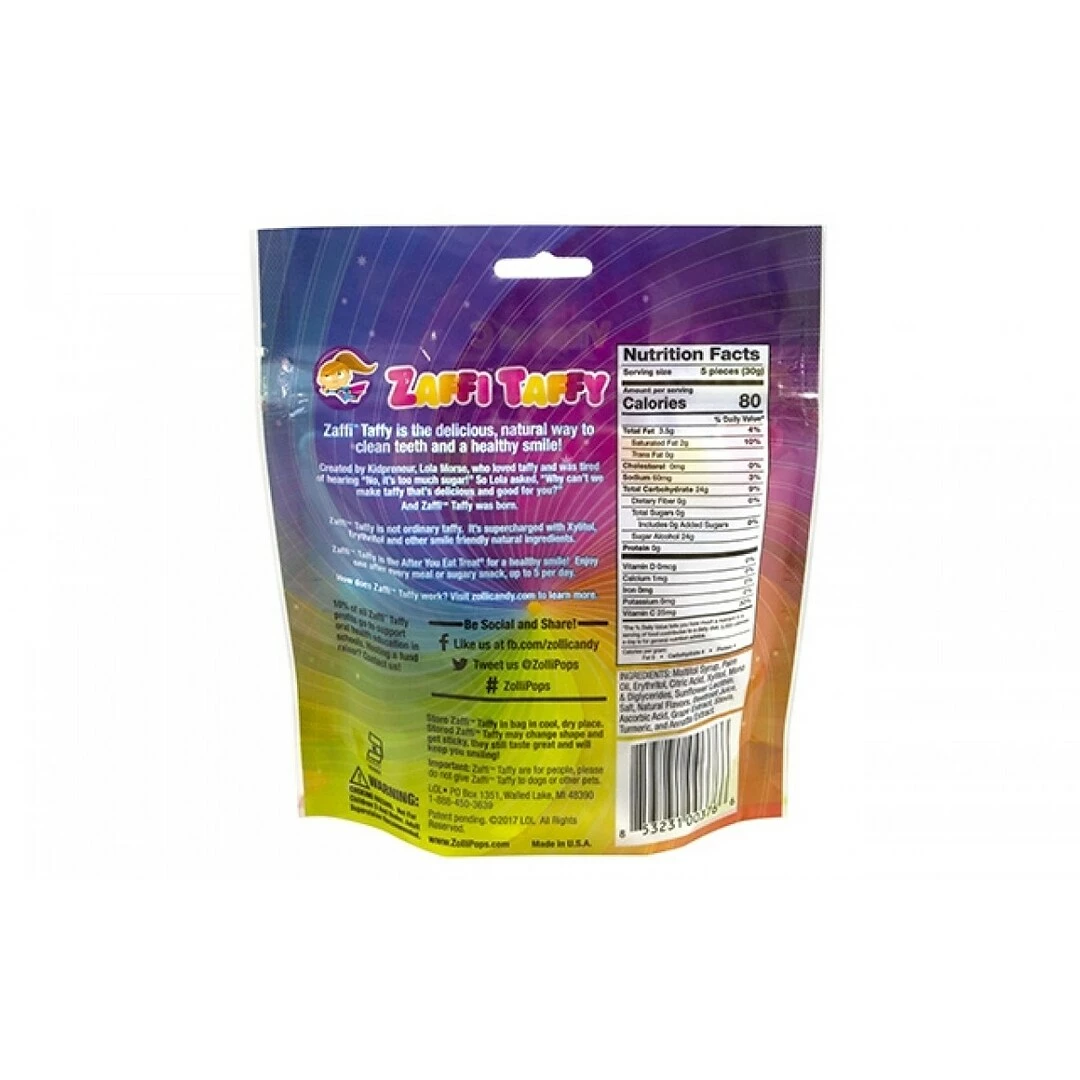 Zollipops Zaffi Taffy, 3 Oz., 4 Pack (3766) - Image 2