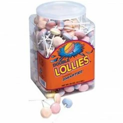 Smarties Mega Double Lollies Box: 24 Count Box