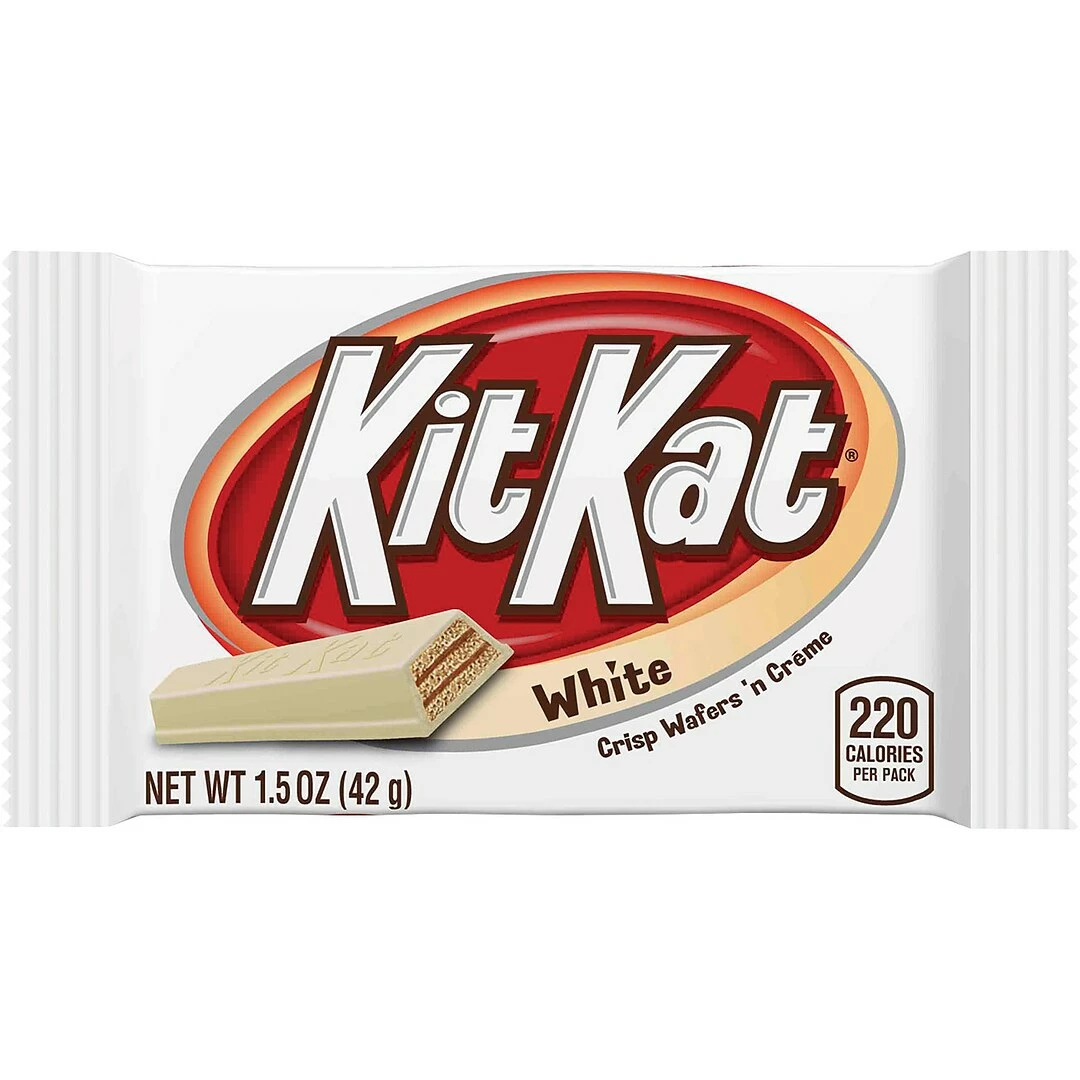 KIT KAT® Wafer Bars With White Creme, 1.5 Oz, 24 Count - Image 2