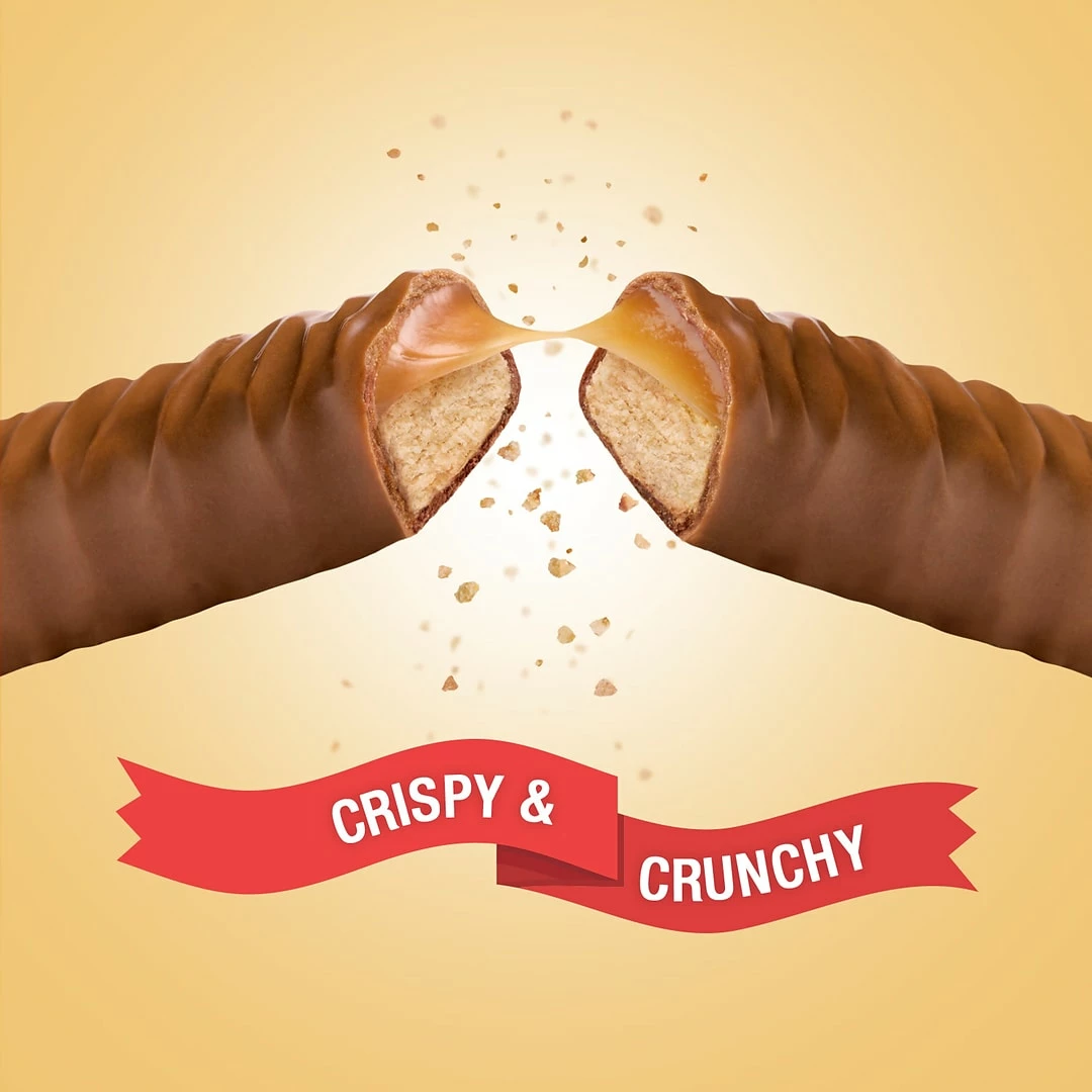 Twix Caramel Sharing Size Chocolate Cookie Bar Candy, 3.02 Oz Bar, Pack Of 24 (MMM35387) - Image 2