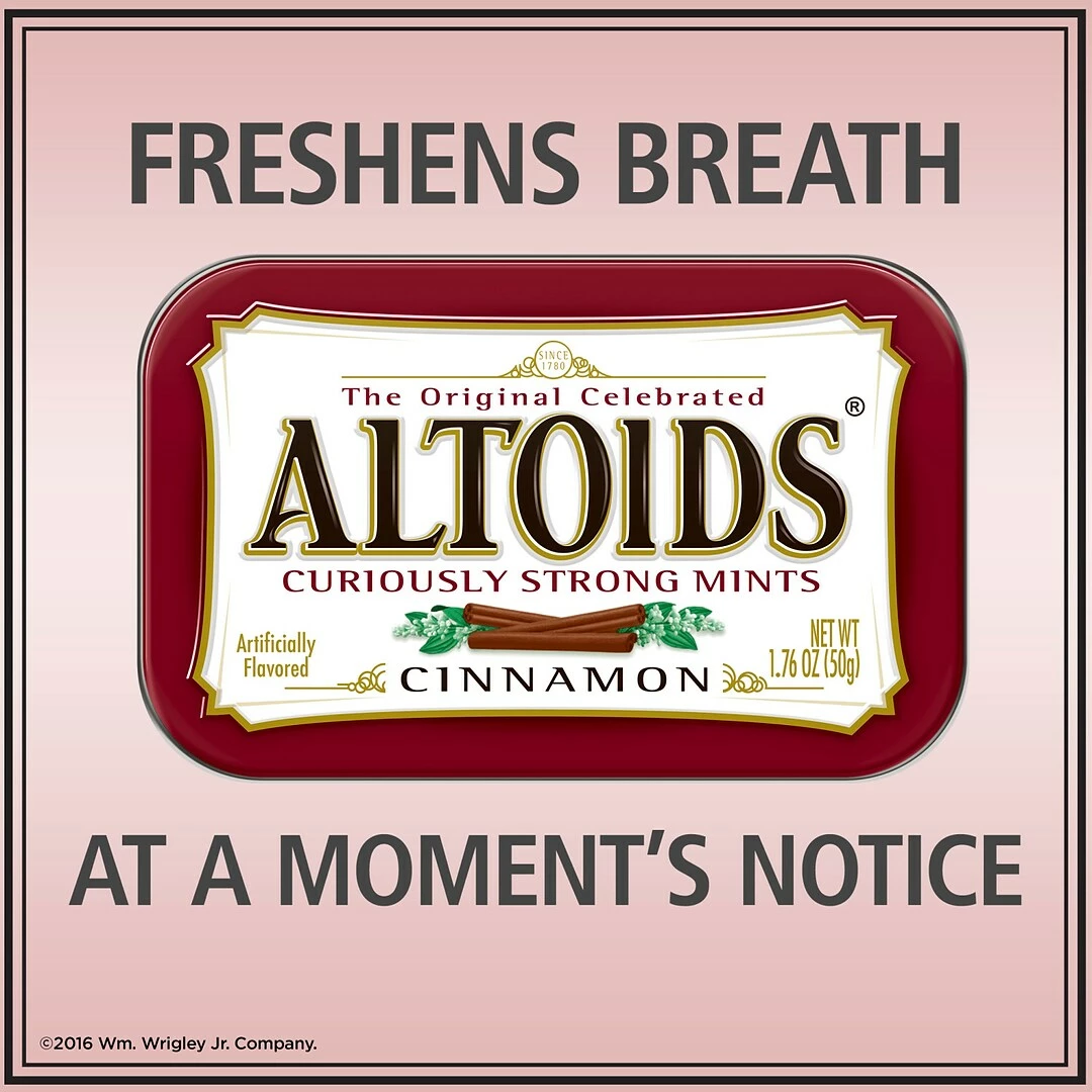 Altoids Cinnamon Mints, 1.76 Oz, 12 Pack (209-00484) - Image 6