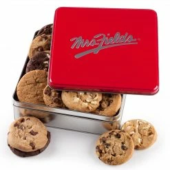 Mrs. Fields Original Cookies, Red Tin, 60 Pieces (17EV825)