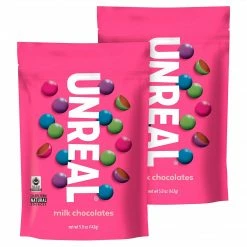 Unreal Milk Chocolate Gems, 5.0 Oz., 2 Pk