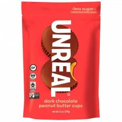 Unreal Dark Chocolate Peanut Butter Cups, 4.2 Oz., 2 Pk