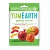 YumEarth Gummy Worms, 2.5 Oz, Assorted Flavors, 12/Pack (270-00008)