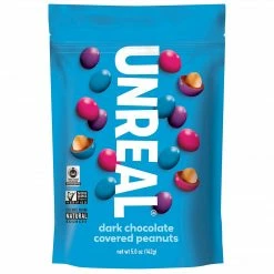 Unreal Dark Chocolate Peanut Gems, 5.0 Oz., 2 Pk