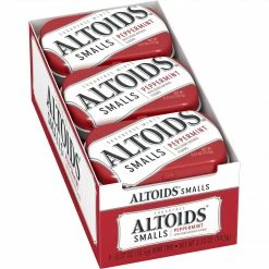 ALTOIDS Smalls Peppermint Breath Mints, 0.37oz Tin, Pack Of 9 (209-00486)