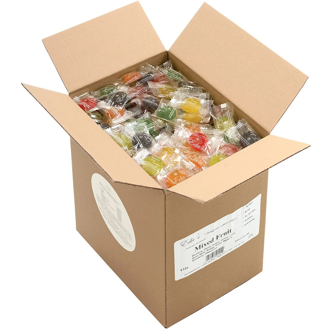 Eda's Sugar-Free Hard Candies Mixed Fruit, 5 Lb (209-02468)