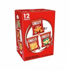 Cheez-It Variety Crackers, Cheddar Jack/White Cheddar/Original, 12.1 Oz., 12/Box (2410094026)
