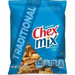 Chex Mix Traditional Snack Mix, Savory, 1.75 Oz., 60/Carton (1240)