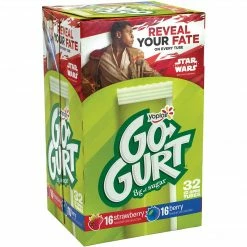 Yoplait Yogurt Strawberry And Berry Low-Fat Go-Gurt, 32/Pack (902-00002)