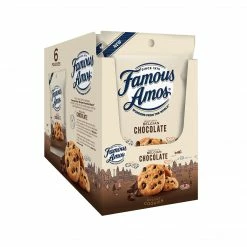 Ferrara Famous Amos Wonders From The World Cookies, Belgian Chocolate, 2 Oz., 6/Box (05907)