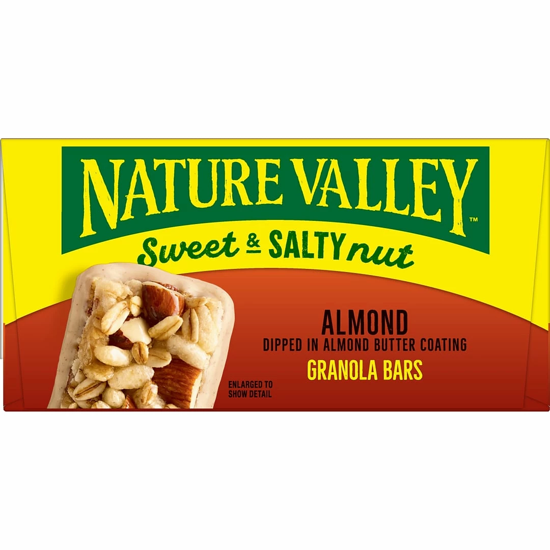 Nature Valley Bars Sweet & Salty Granola Bars, Almond, 1.2 Oz., 16/Box (42068)