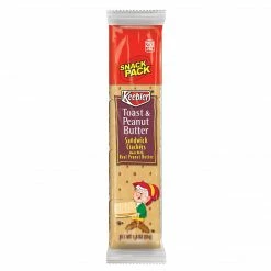 Keebler Crackers, Toast & Peanut Butter, 1.8 Oz., 12/Pack (21166)