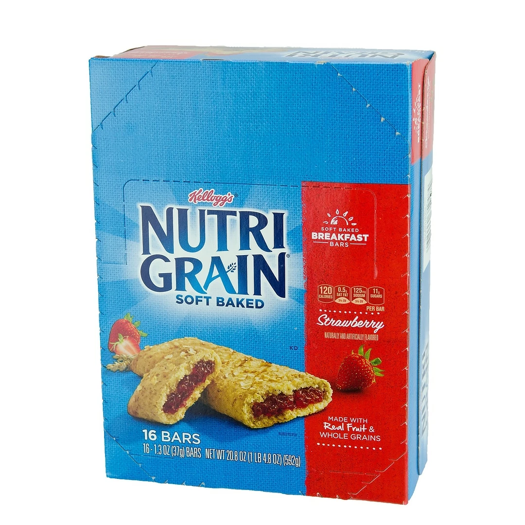 Nutri-Grain Breakfast Bars, Strawberry, 1.3 Oz., 16/Box (511386) - Image 3
